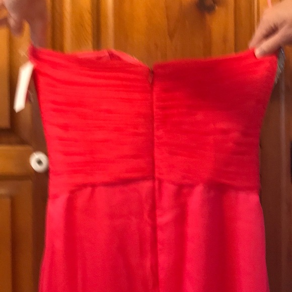 Lenz Melon Strapless Gown- NWT - Picture 7 of 8